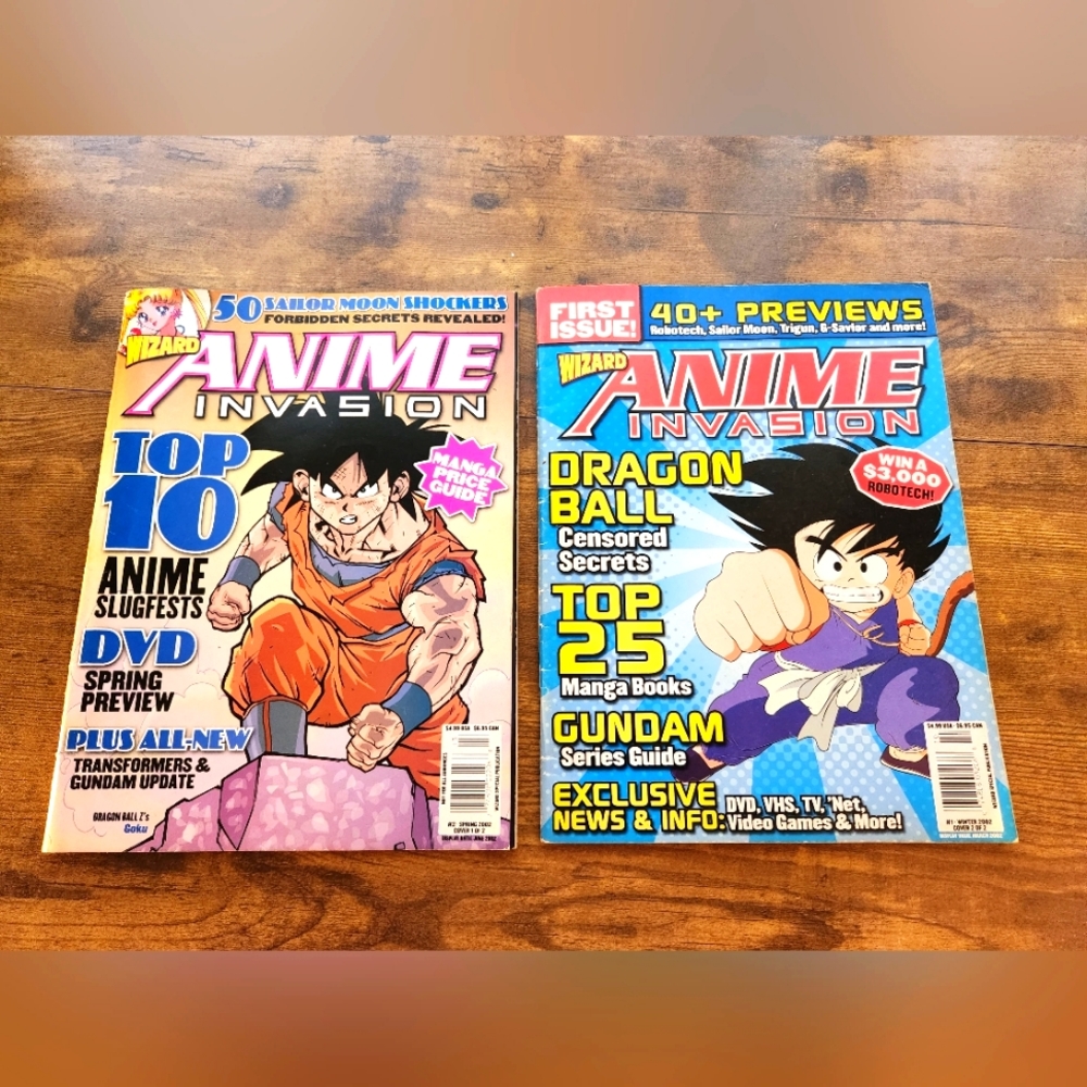 2 Anime Invasion Magazines